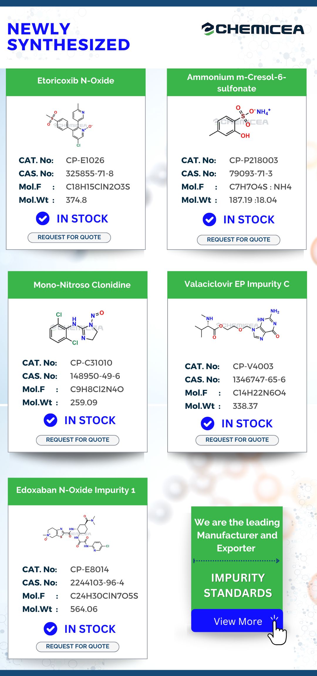 Impurity Standards image