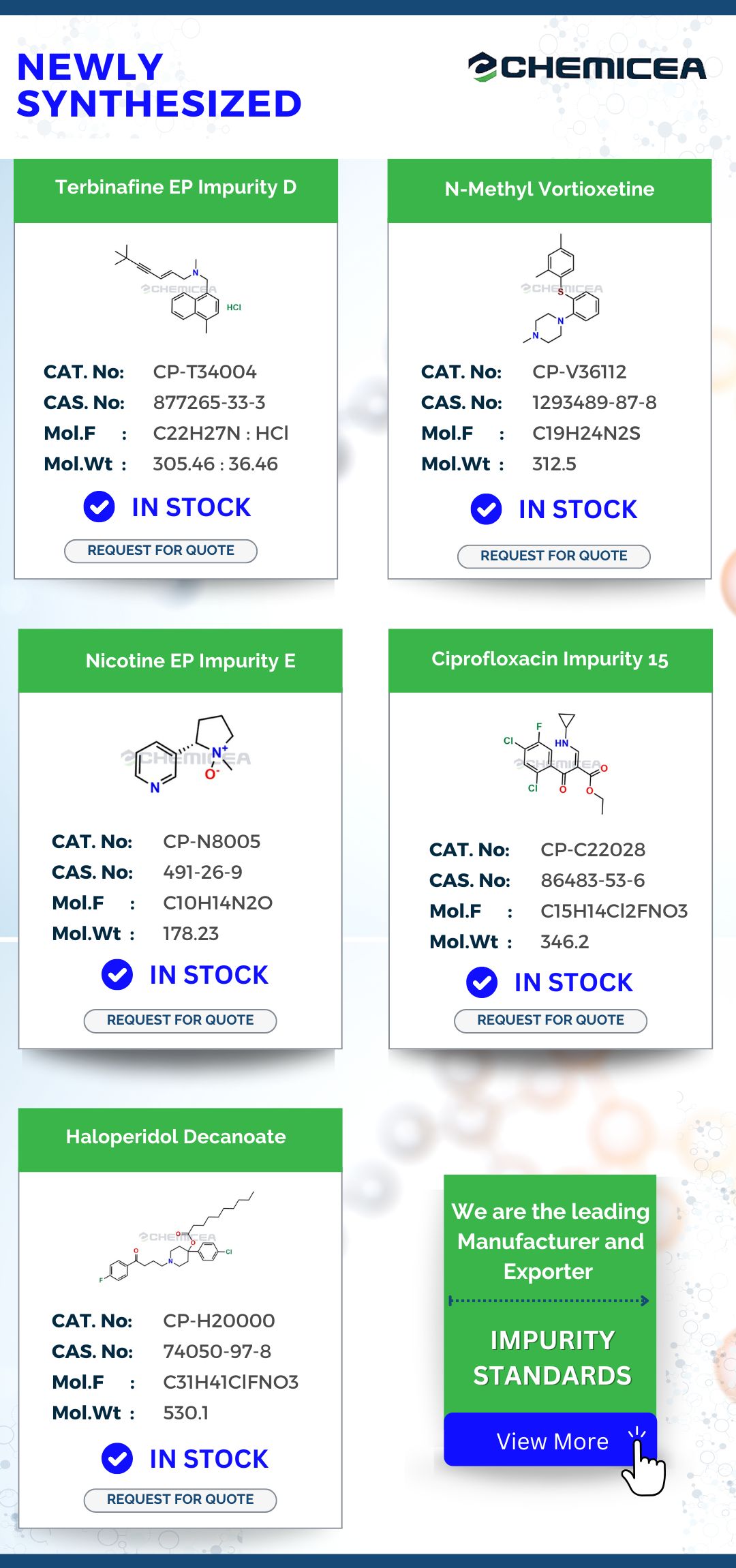 Impurity Standards image